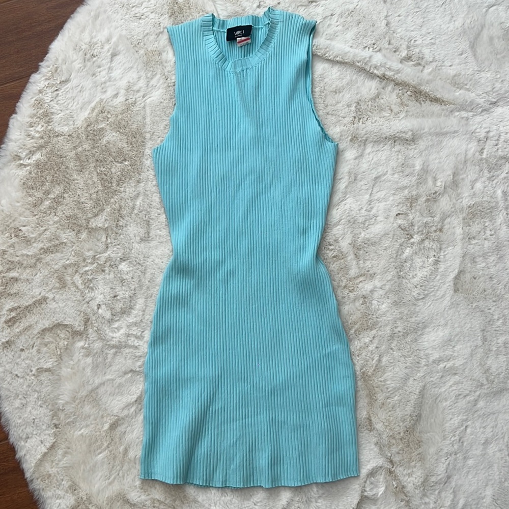 Beautiful Blue Vici Dress -stretchy material